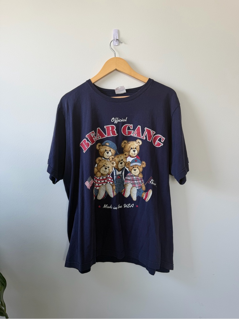 Bobbie Brooks Navy 'Bear Gang' Graphic Tee